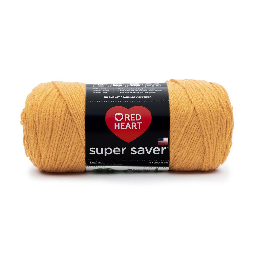 Craft Supplies, Art & School, Coats & Clark, Red Heart, Super Saver, Yarn, 583675, Gold